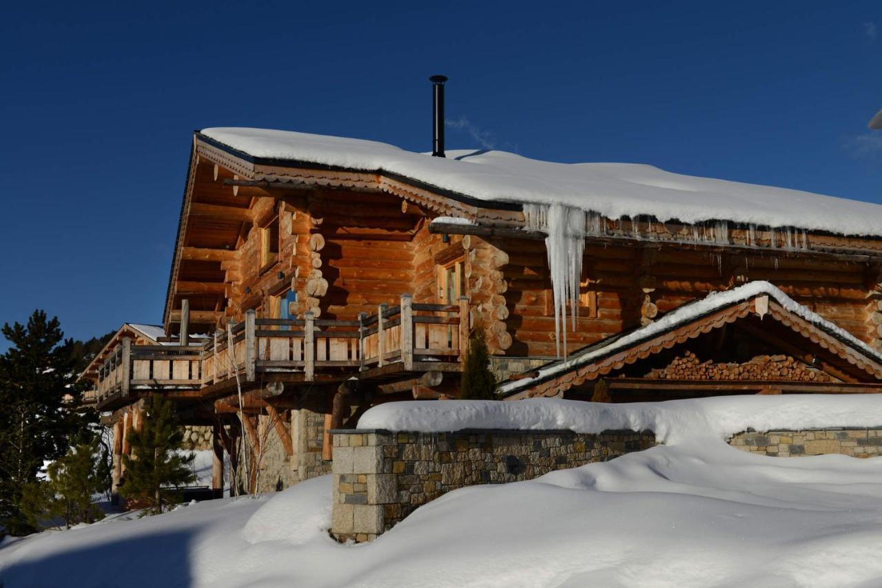 Chalet De Luxe "Lodge Des Sens" - Jacuzzi & Sauna - 12 Pers Bolquere Экстерьер фото
